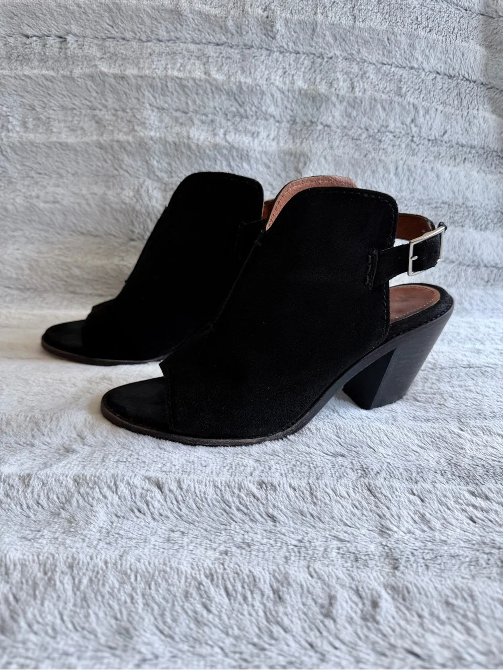 FRYE Courtney sling block heel sandal/ boot